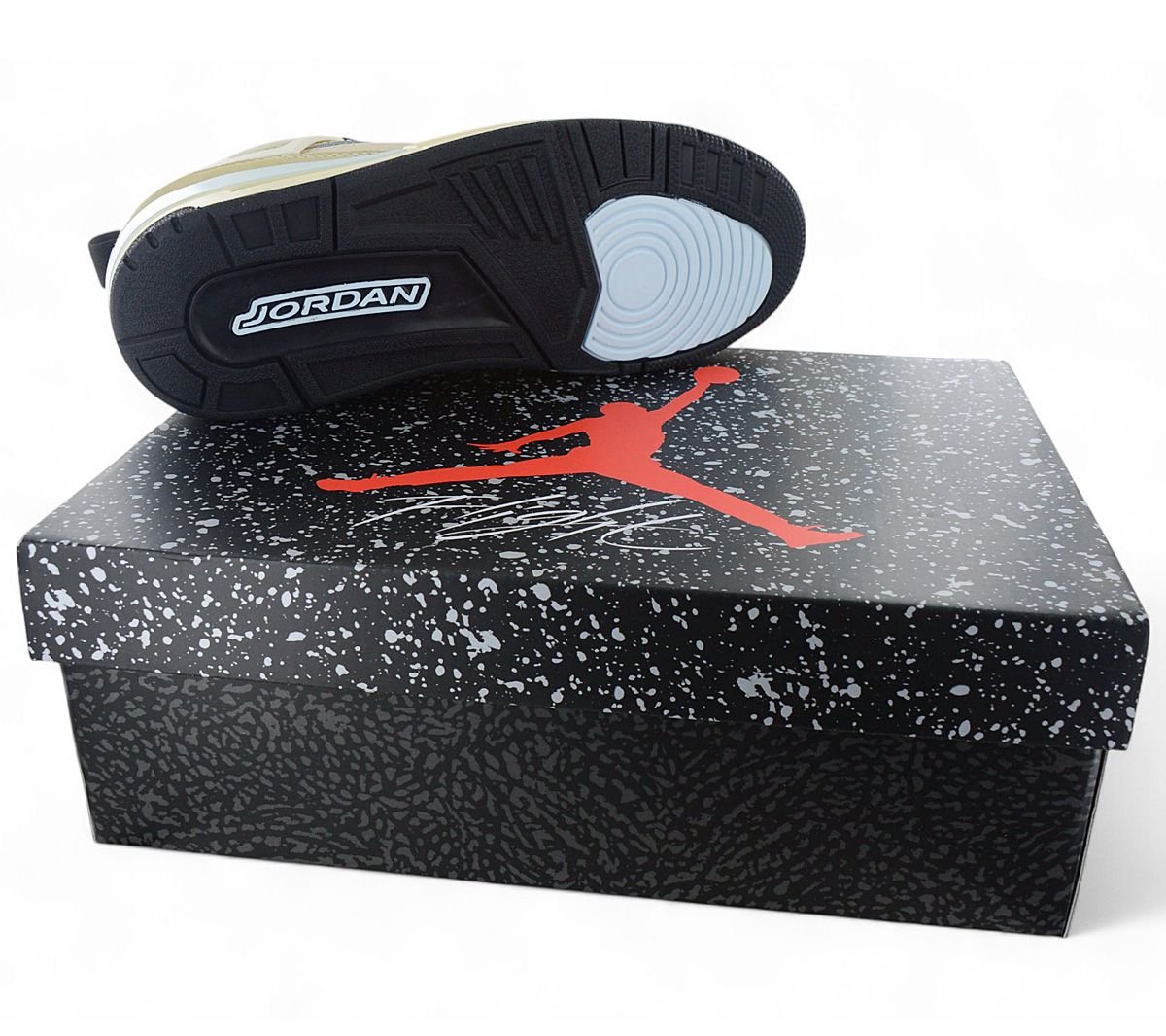 Air JORDAN Spizike Low - Herren Sneakers Basketball Schuhe Beige HQ3439 - 101 - Brandstyle24