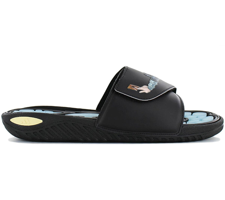 Adidas x YU-GI-OH - Reptossage Slides - Sandali Sandali da bagno Scarpe da bagno Nere HQ4276
