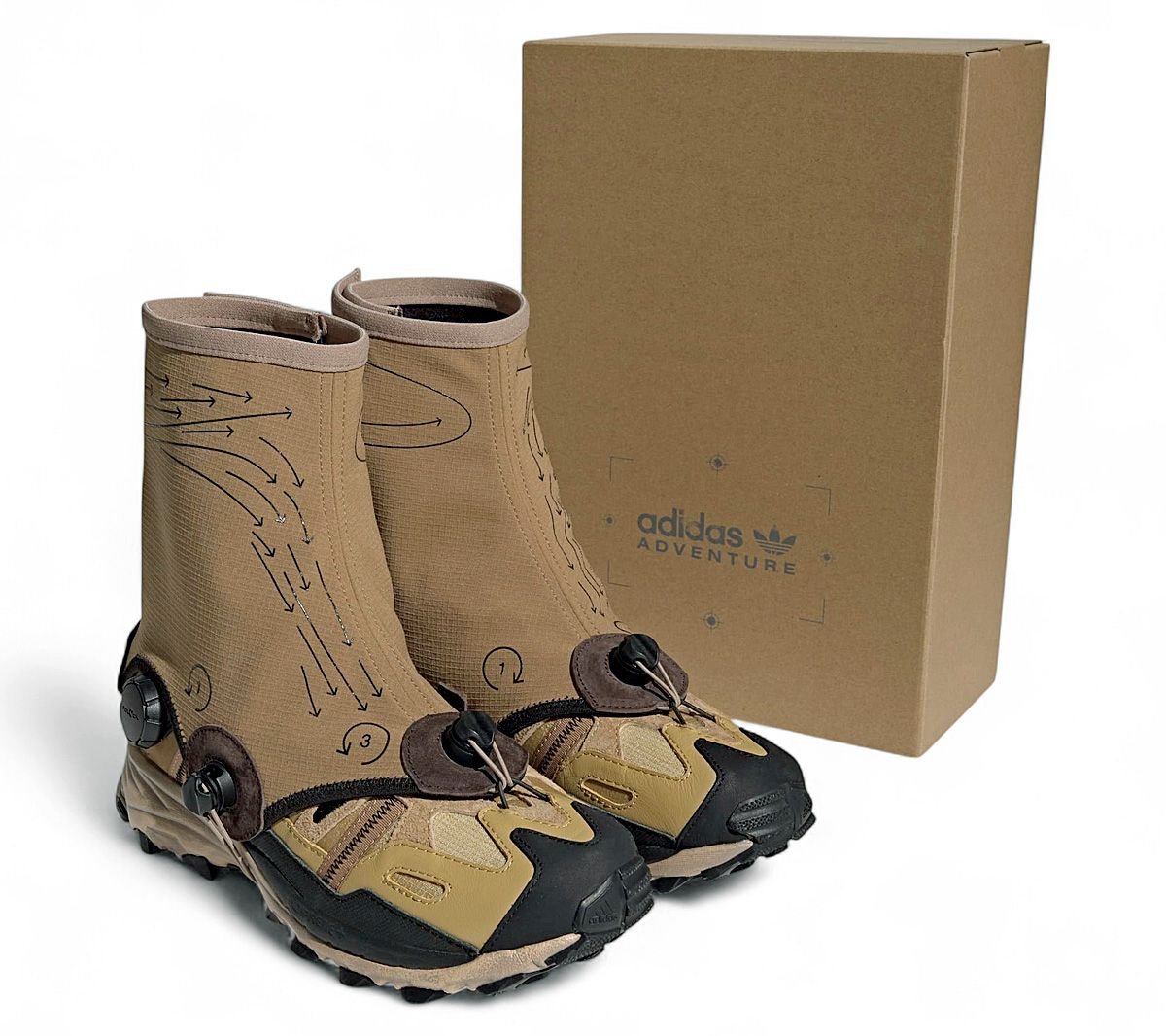 adidas HYPERTURF Adventure Gaiter - Herren Outdoor Schuhe Sneakers HQ6071 - Brandstyle24