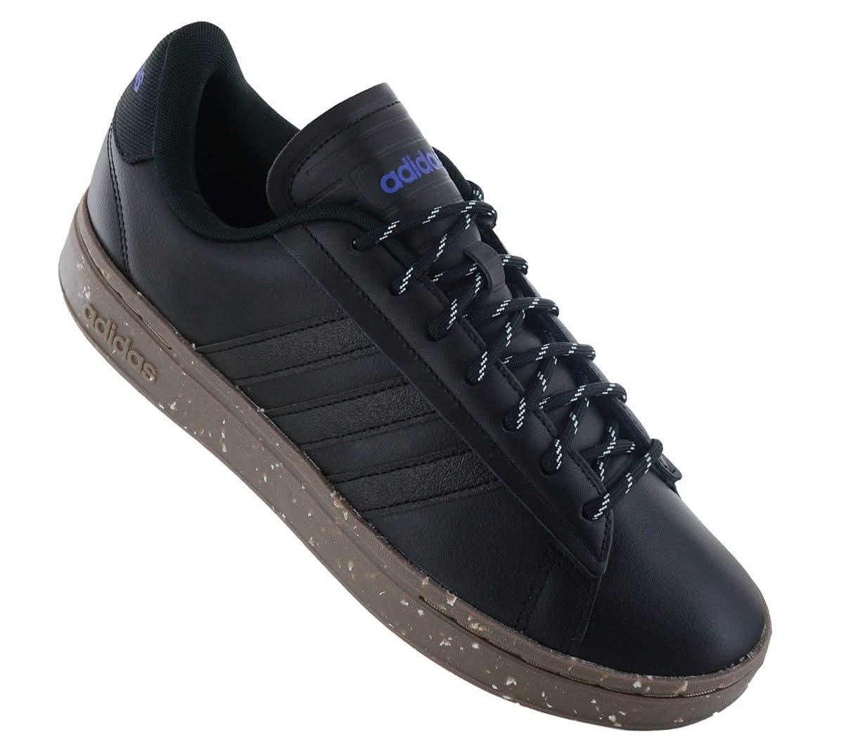 adidas Grand Court Alpha - Herren Sneakers Schuhe Leder Schwarz HQ6603 - Brandstyle24
