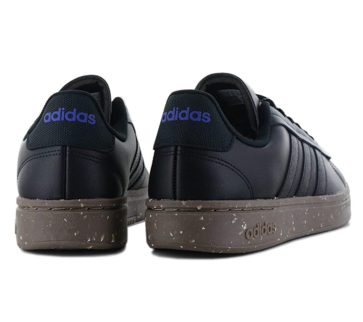 adidas Grand Court Alpha - Herren Sneakers Schuhe Leder Schwarz HQ6603 - Brandstyle24