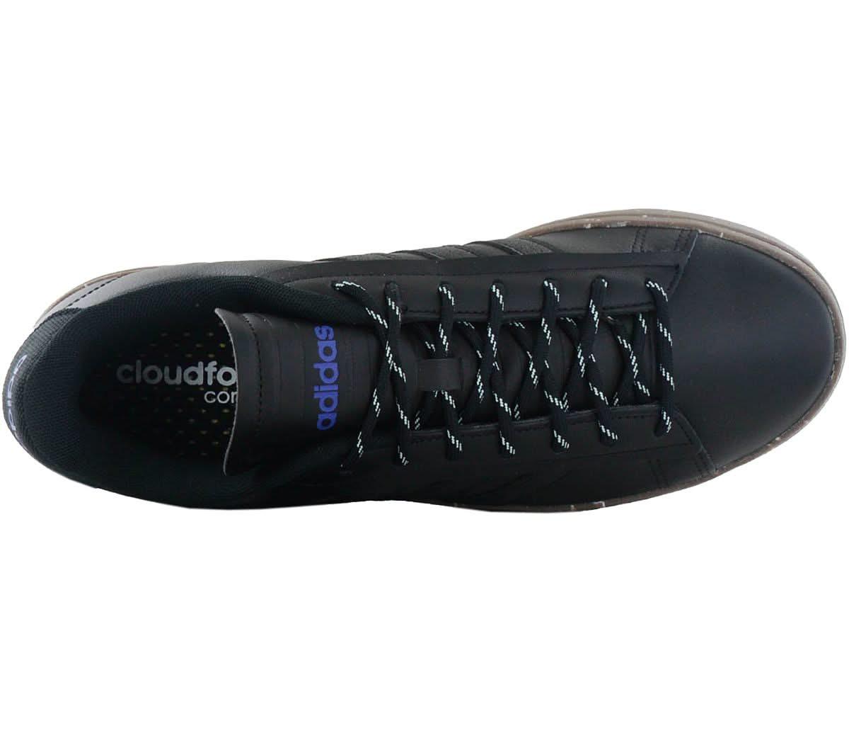 adidas Grand Court Alpha - Herren Sneakers Schuhe Leder Schwarz HQ6603 - Brandstyle24