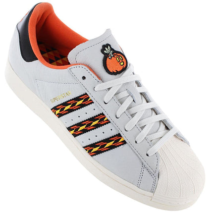 adidas Originals Superstar Halloween - Herren Sneakers Schuhe Leder Grau HR1433