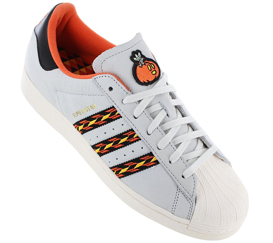 adidas Originals Superstar Halloween - Heren Sneakers Schoenen Leer Grijs HR1433