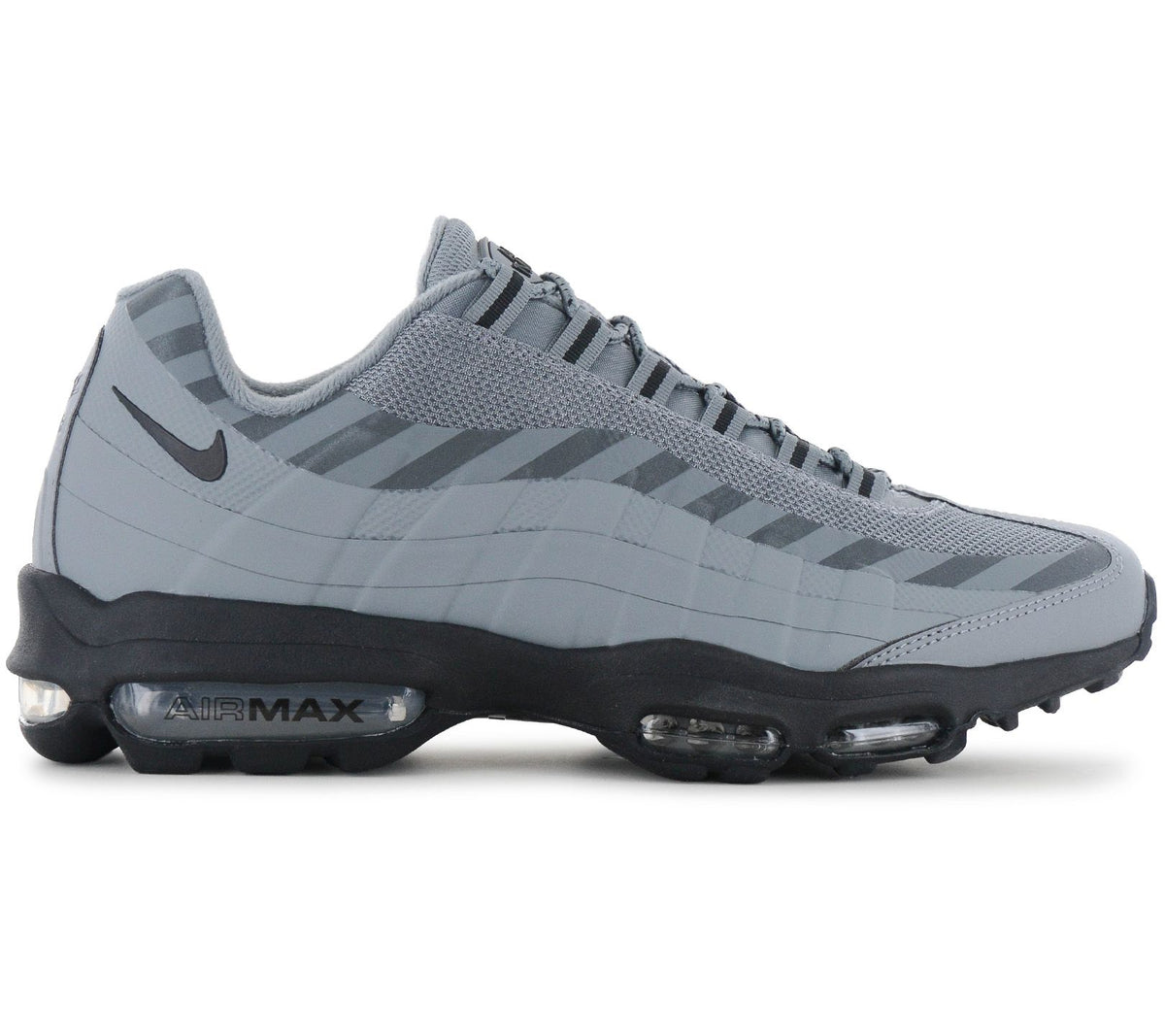 Nike Air Max 95 UL Ultra - Caution Strip - Herren Sneakers Schuhe Grau HV6064-001