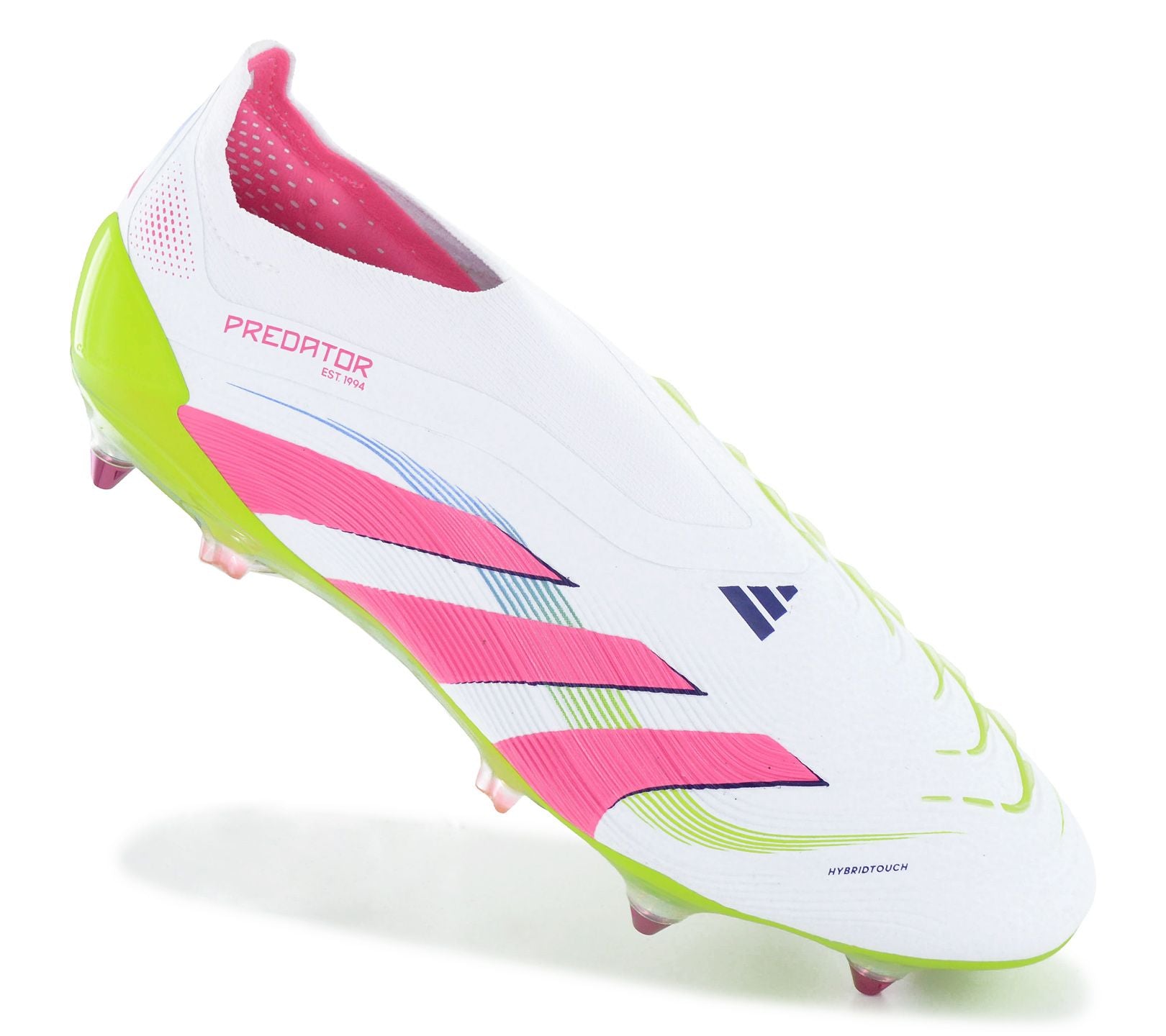 adidas PREDATOR ELITE Laceless LL SG - Men's Soccer Shoes White ID3848