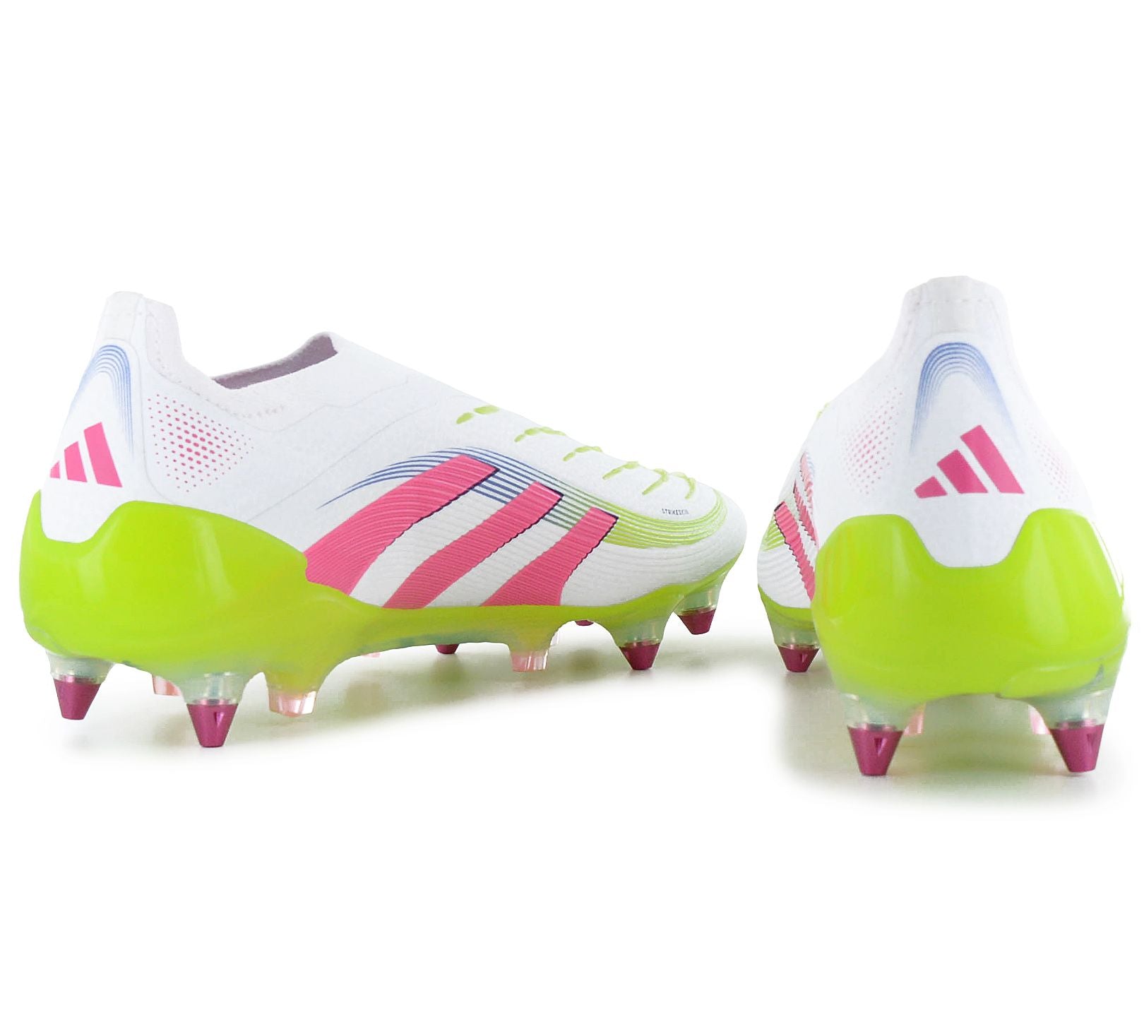 adidas PREDATOR ELITE Laceless LL SG - Men's Soccer Shoes White ID3848