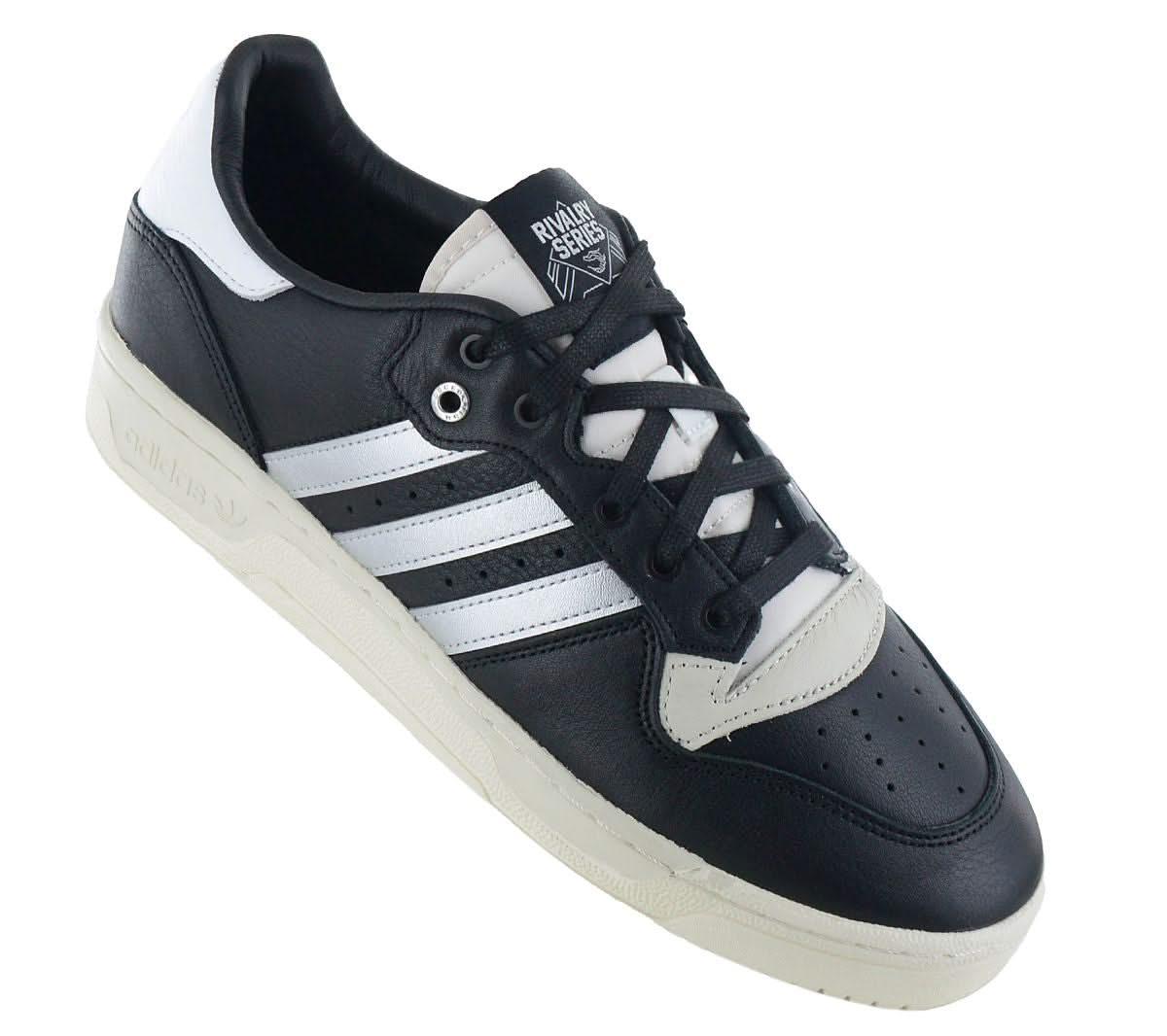 adidas Originals Rivalry Low Consortium - Sneakers Schuhe Leder Schwarz ID7389 - Brandstyle24