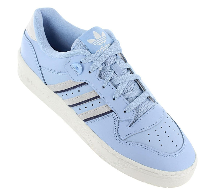 adidas Originals RIVALRY LOW - Herren Sneakers Schuhe Leder Blau IE7201
