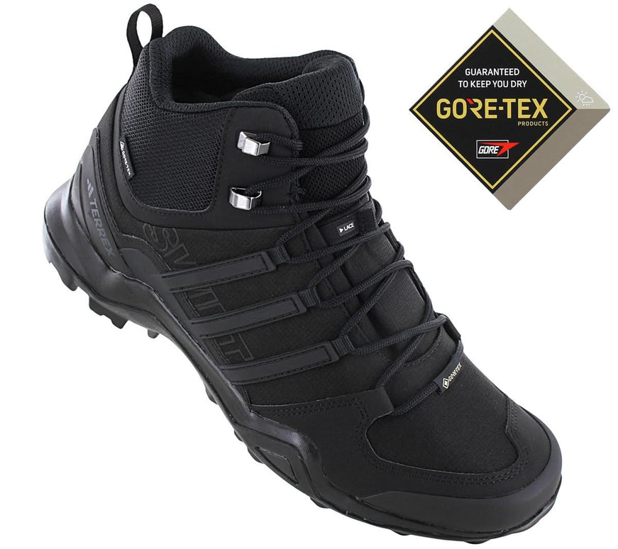 adidas TERREX Swift R2 MID GTX - GORE-TEX - Men's Hiking Shoes Black IF7636