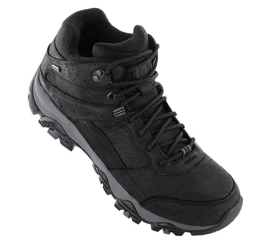 Merrell Moab Adventure 3 Mid Leather WP - Imperméables - Chaussures de randonnée pour homme Noir J003823