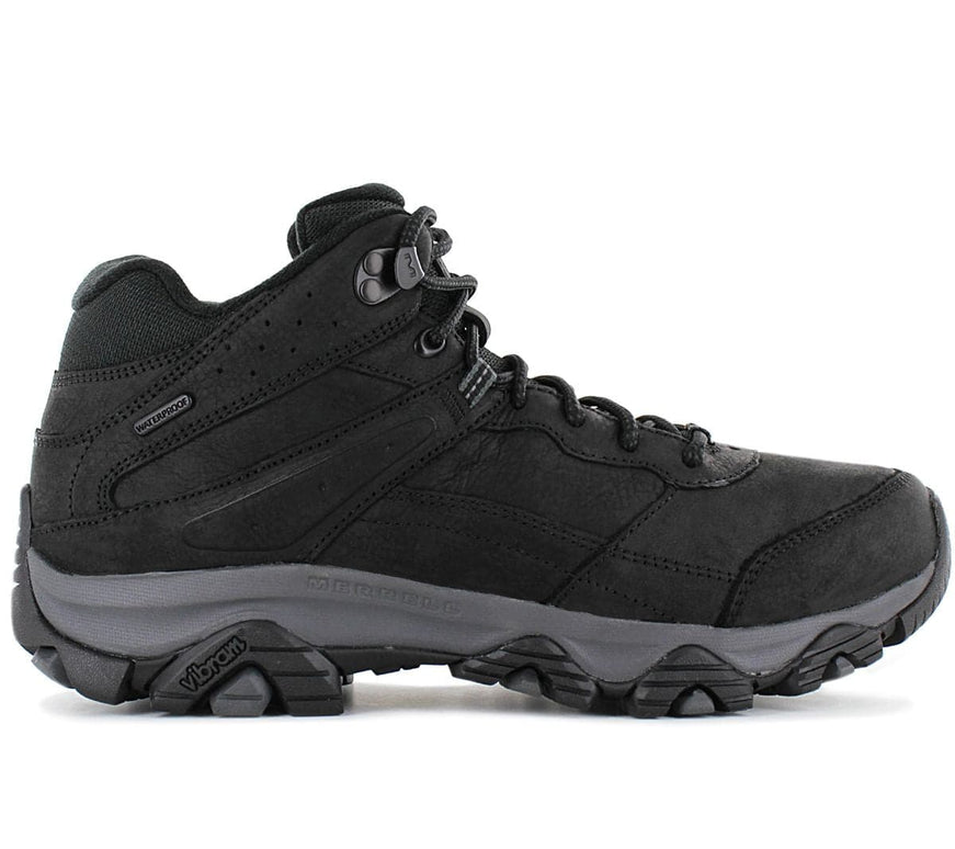 Merrell Moab Adventure 3 Mid Leather WP - Impermeable - Zapatos de senderismo para hombre Negro J003823