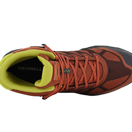 Merrell Speed Eco Mid WP Waterproof - Chaussures de randonnée pour hommes Bottes de trekking Orange J037545