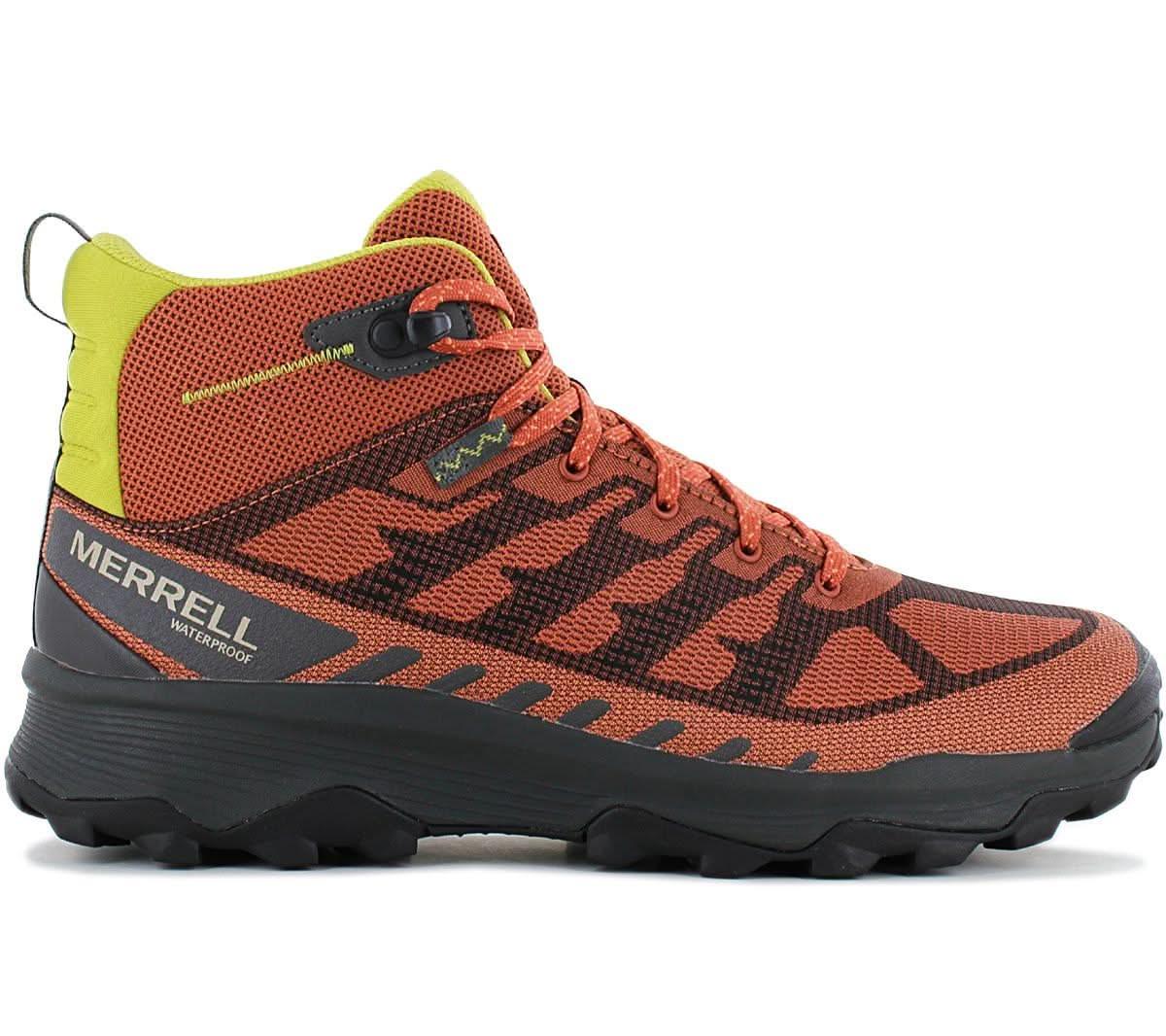 Merrell Speed Eco Mid WP Waterproof - Herren Wanderschuhe Trekking Stiefel Orange J037545 - Brandstyle24