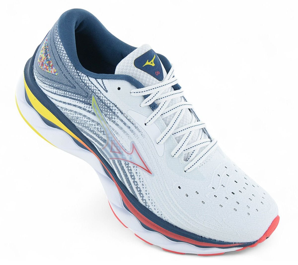Mizuno Wave Sky 6 - Damen Laufschuhe Running Schuhe Weiß J1GD220221 - Brandstyle24