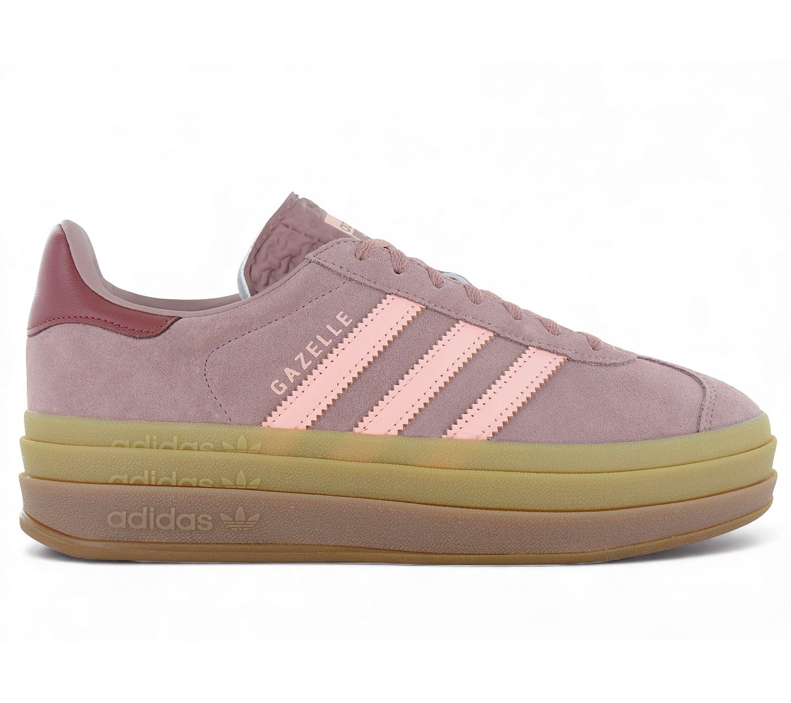 adidas Gazelle Bold W - Damen Sneakers Schuhe Leder Rosa JH9666
