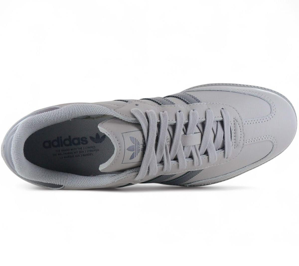 adidas Originals SAMBA Leather OG - Herren Sneakers Schuhe Leder Grau JI3207 - Brandstyle24