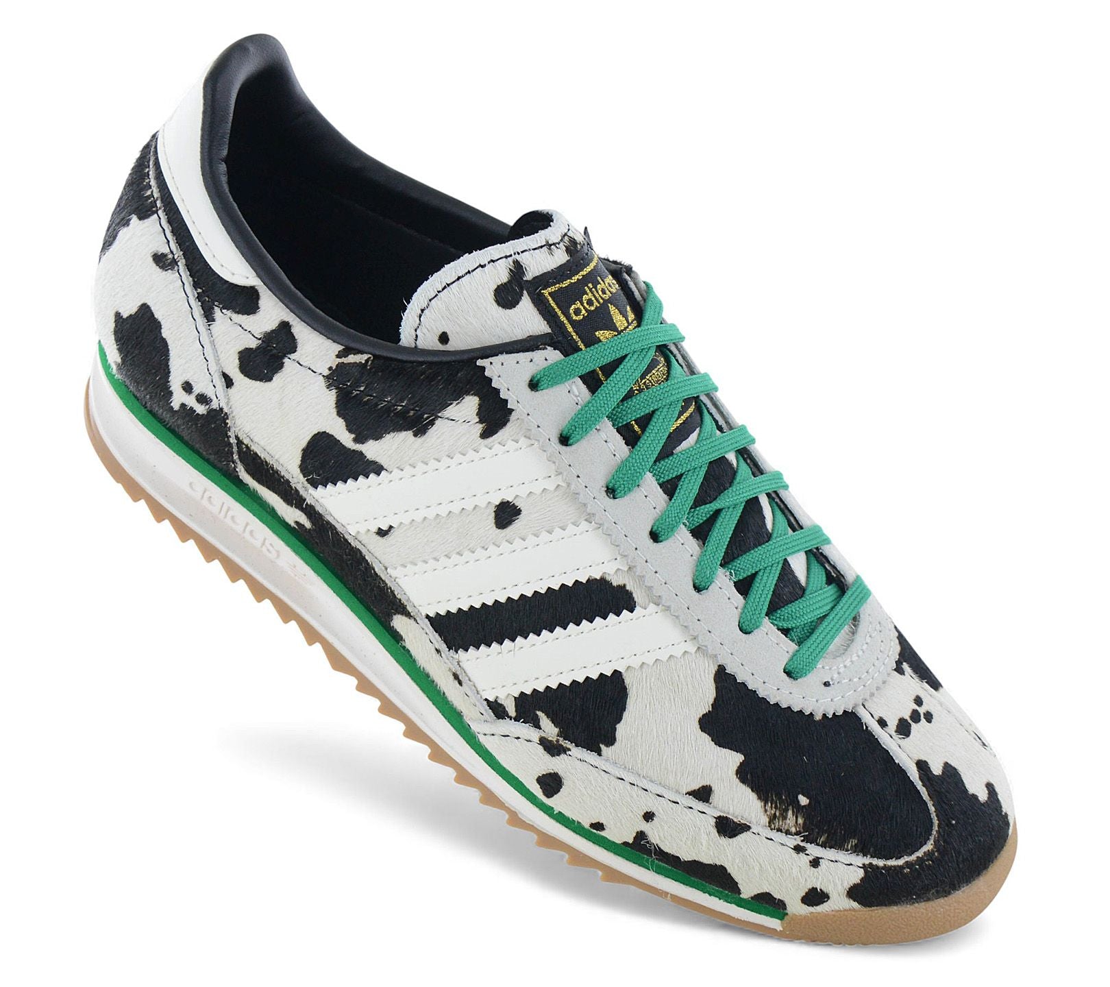 adidas gazelle silver green womens adidas Originals SL72 OG W Ko-mönstrade damsneakers skor JR1639