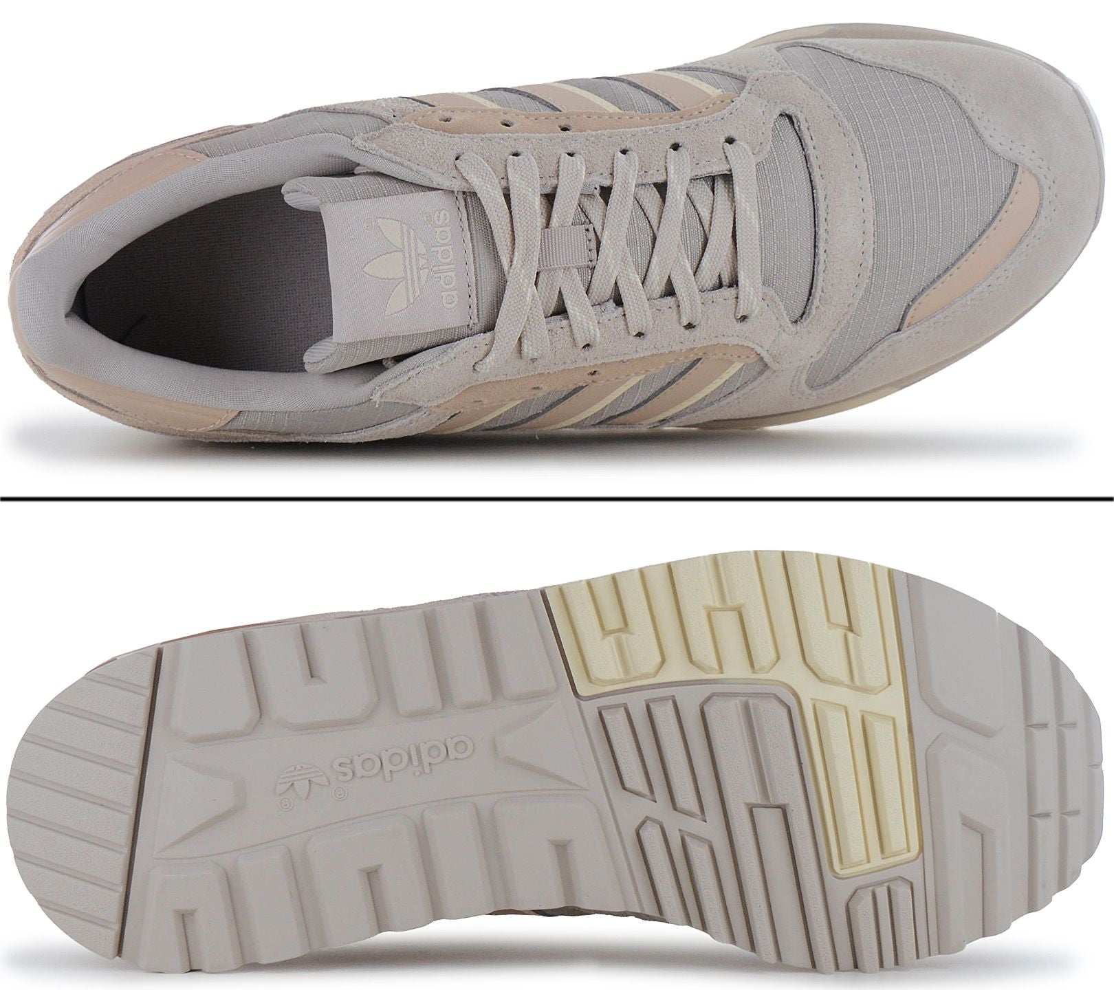 adidas Originals ZX 600 - Herren Schuhe Sneakers Beige JR8739