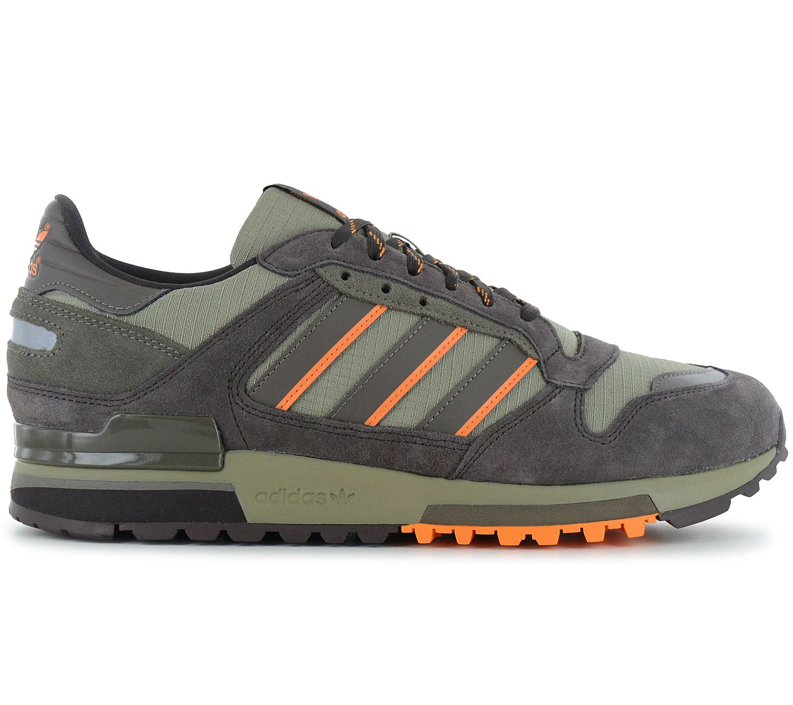 adidas Originals ZX 600 - Herren Sneakers Schuhe Grün-Braun JR8740