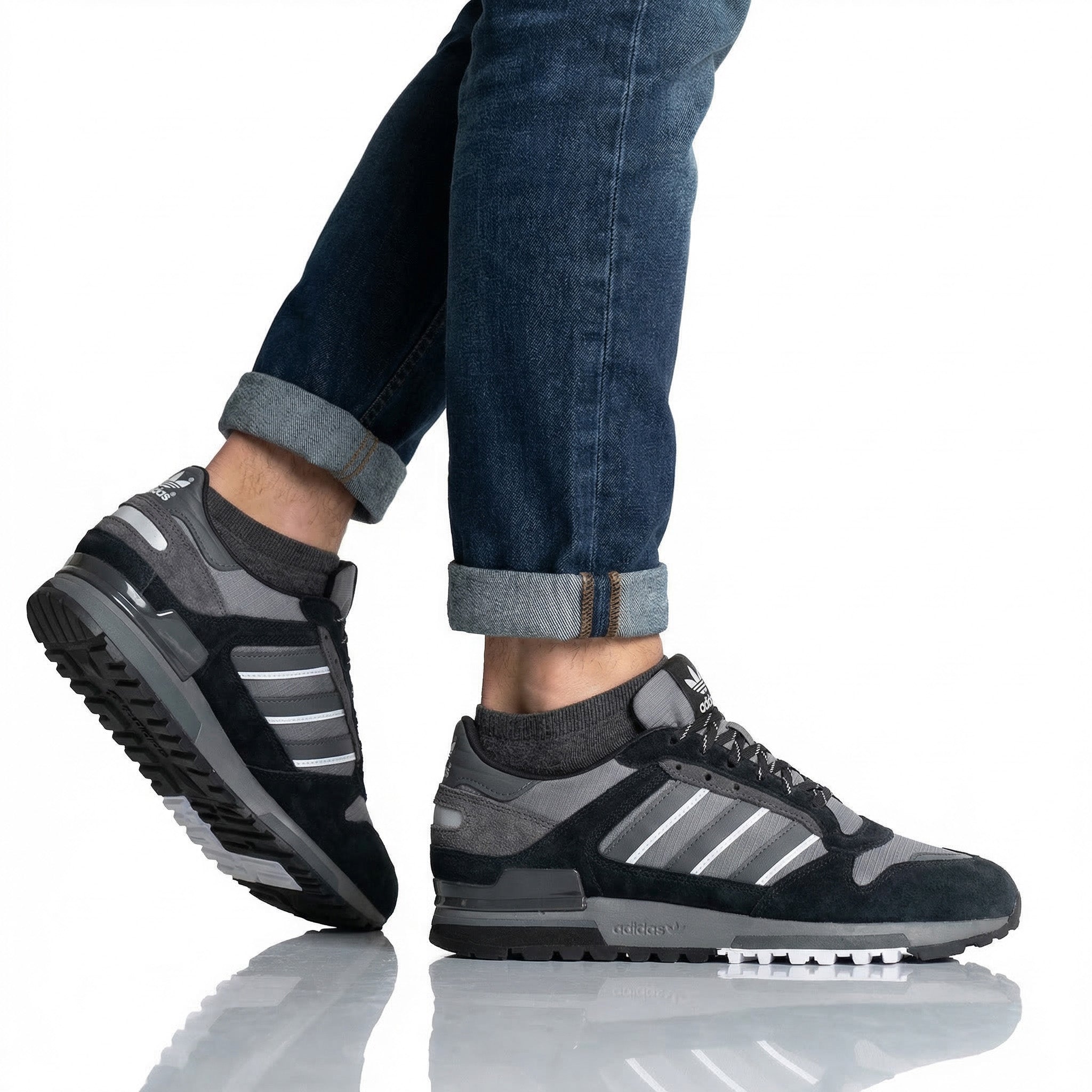 ⚠️ばま adidas Originals ZX 600 - Zapatillas para hombre negras JR8741
