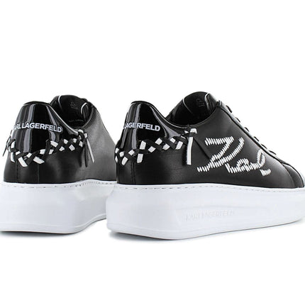 Karl Lagerfeld Kapri Whipstitch - Zapatos Mujer Sneaker Piel Negro KL62572-000