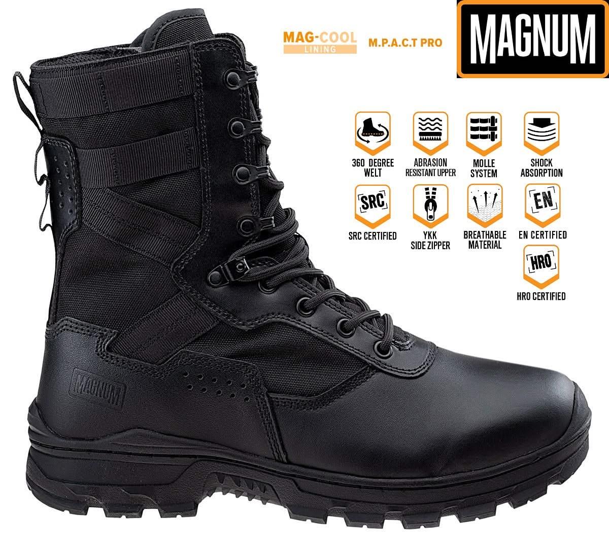 MAGNUM Scorpion 8.0 SZ SideZip - Herren Tactical Boots Einsatz Stiefel Schwarz M000150095 - Brandstyle24