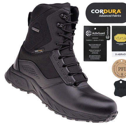 MAGNUM Dasar High WP VC - Impermeable - Botas tácticas para hombre Botas de combate negras M000214141