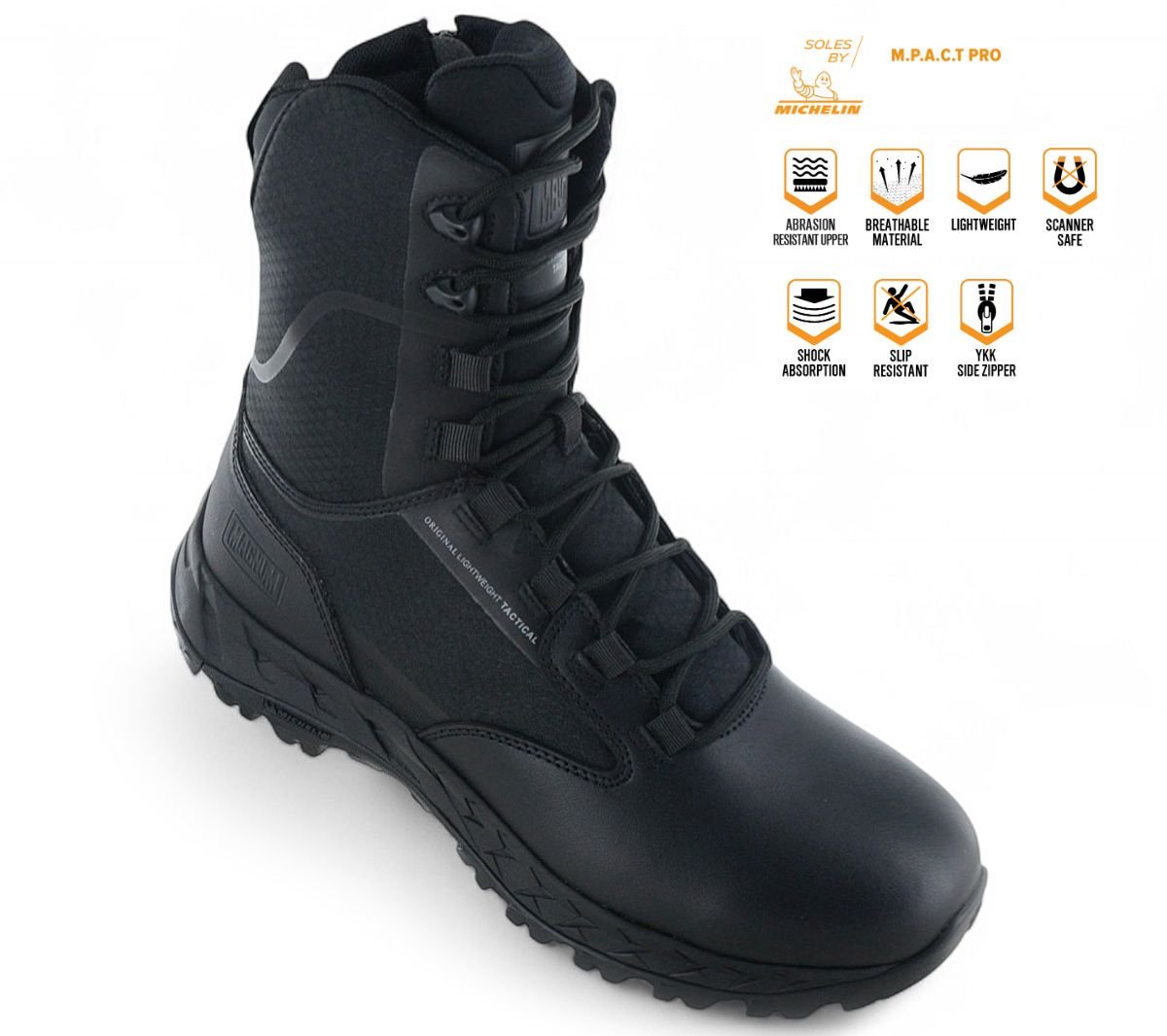 MAGNUM Classic II 8.0 SZ - Herren Tactical Boots Einsatz Stiefel Schwarz M000272778 - Brandstyle24