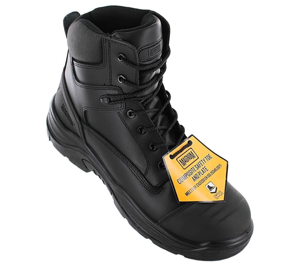 MAGNUM Roadmaster S3 CT CP - Herren Sicherheitsstiefel Sicherheitsschuhe Leder Schwarz M801231 - 021 - Brandstyle24