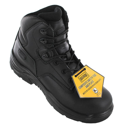 MAGNUM Precision Sitemaster S3 CT CP - Bottes de sécurité pour hommes Chaussures de sécurité Cuir Noir M801232-021