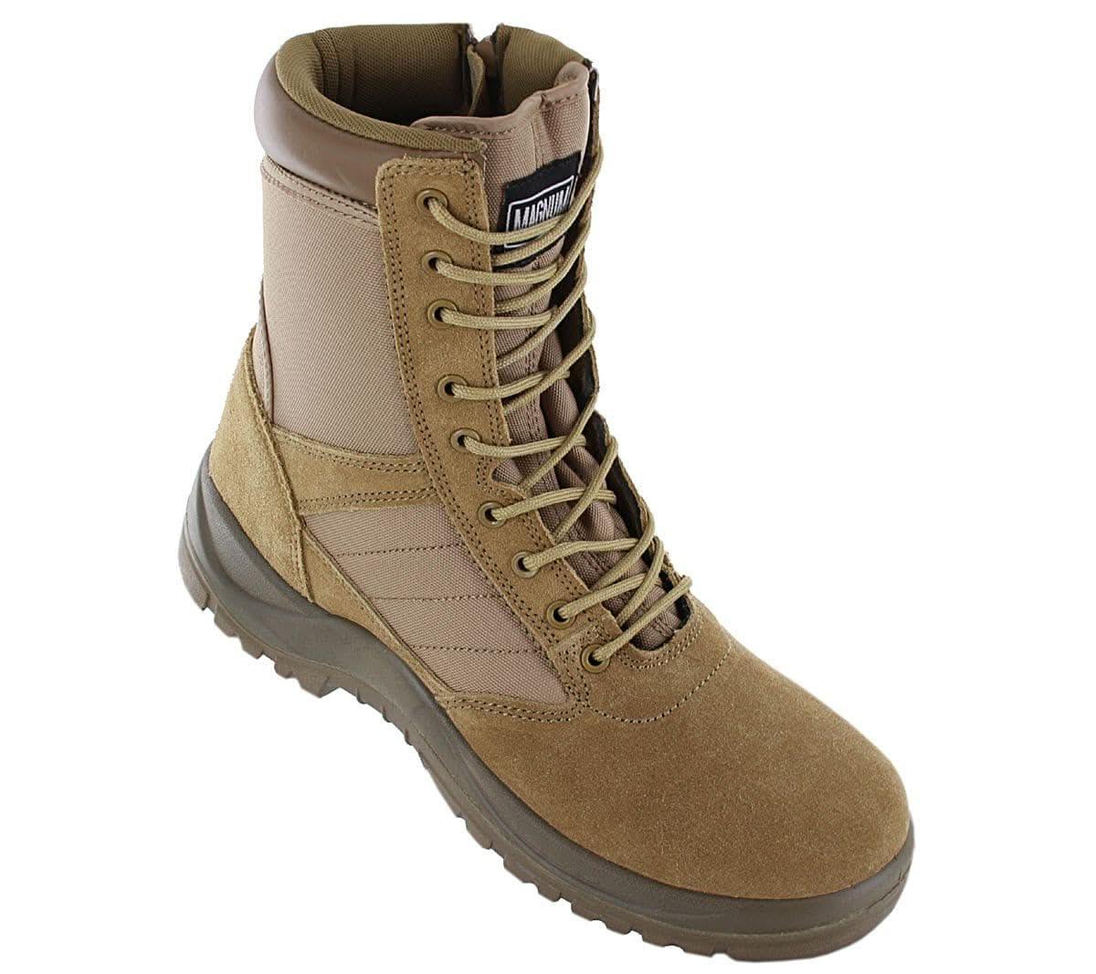 MAGNUM Centurion 8.0 SZ Sidezip - Herren Tactical Boots Einsatz Stiefel Braun M801385 - 087 - Brandstyle24