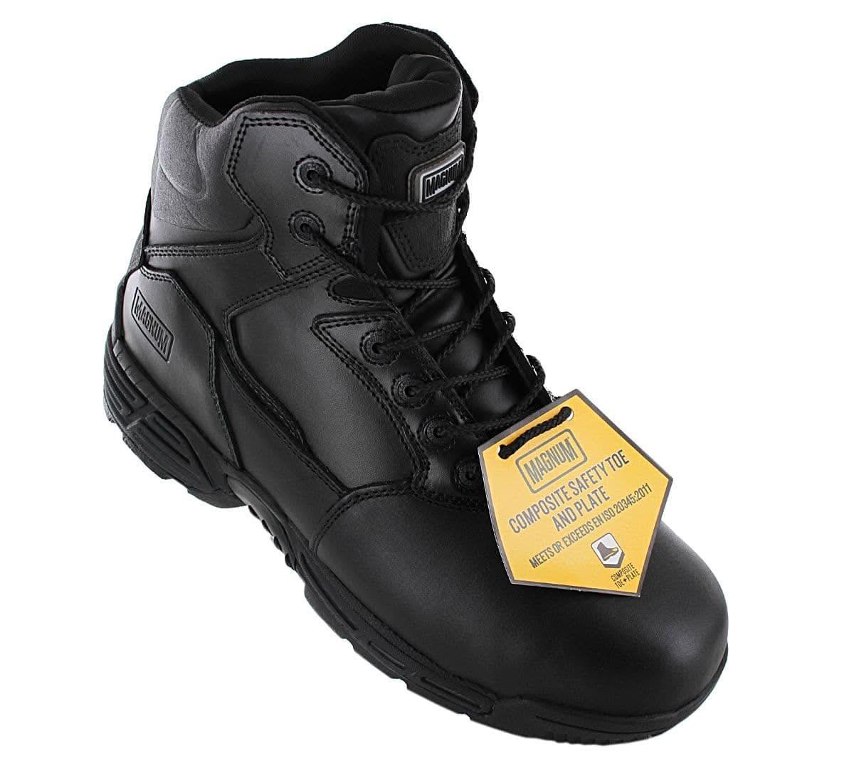 MAGNUM Stealth Force 6.0 Leather S3 - Herren Einsatzstiefel Sicherheitsstiefel Boots Schwarz M801429 - 021 - Brandstyle24