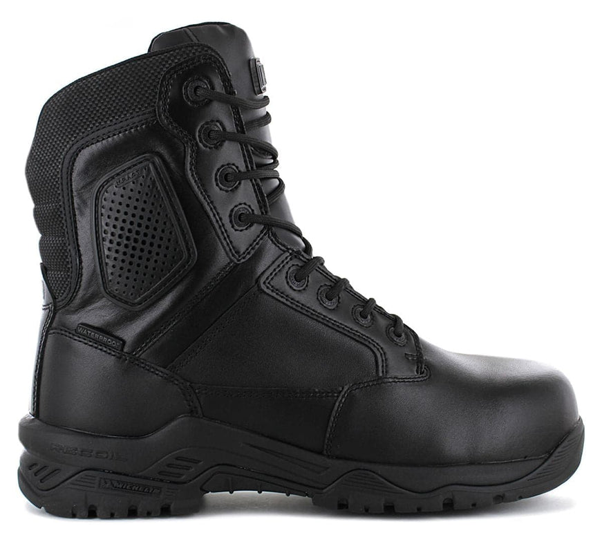 MAGNUM Strike Force 8.0 Leather S3 - Stivali antinfortunistici da uomo Scarpe antinfortunistiche nere M801551-021