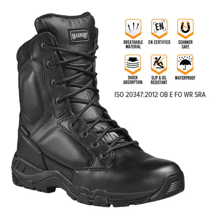 MAGNUM VIPER PRO 8.0 Pelle WP Impermeabile - Stivali tattici da uomo Stivali militari Neri M810044-021