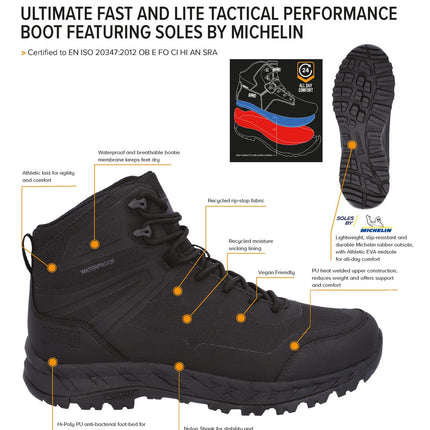 MAGNUM Ultima PRO RC 6.0 WP - Waterproof - Men's Combat Boots Boots Black M810069-021