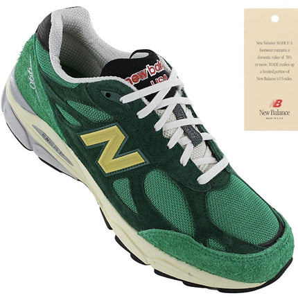 New Balance 990v3 - MADE in USA - Men's Sneakers Shoes Green M990GG3 990