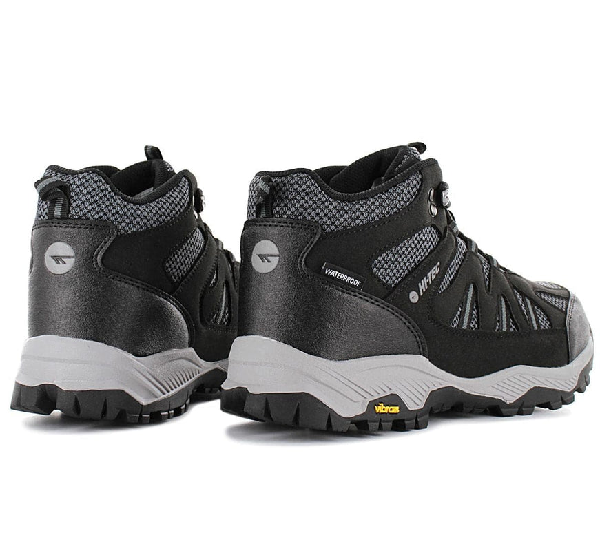 HI-TEC Alpha Pro Vent Mid WP - Impermeable - Zapatillas de senderismo para hombre negro O010246-021