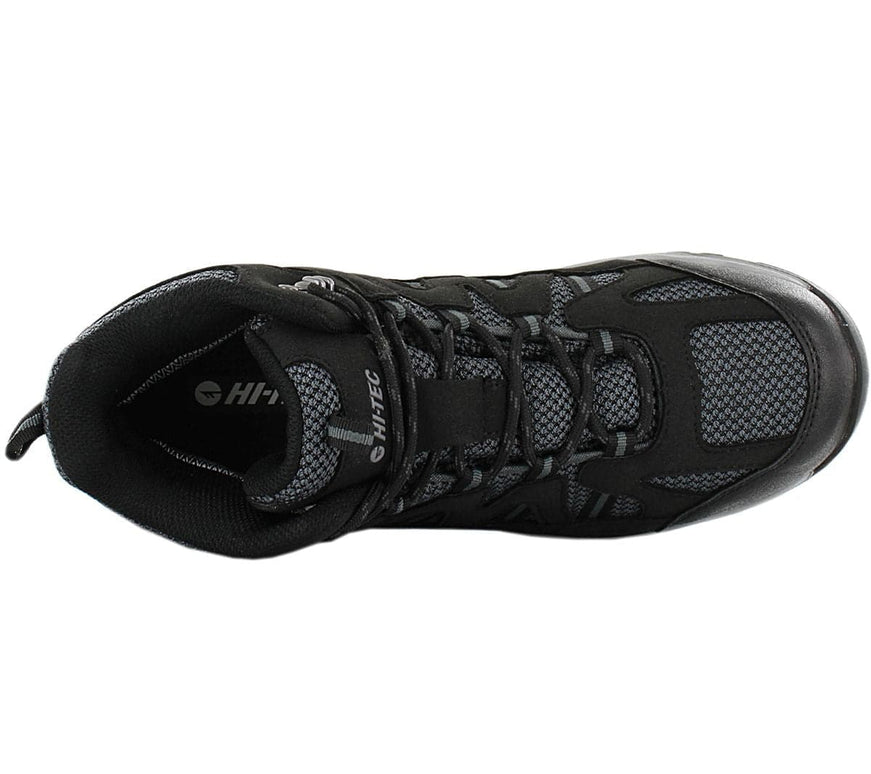 HI-TEC Alpha Pro Vent Mid WP - Waterproof - Men's Hiking Shoes Black O010246-021