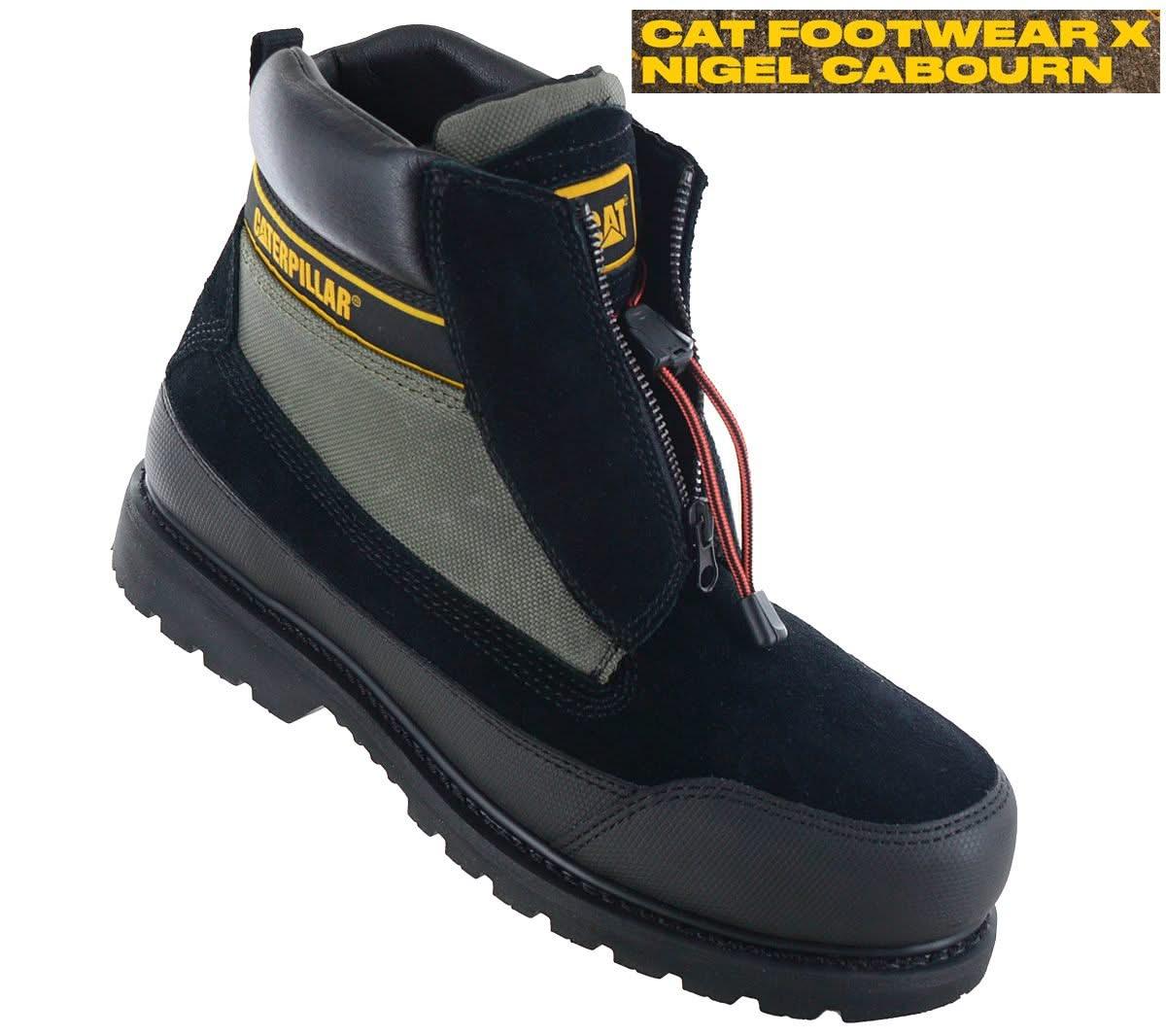 CAT Caterpillar x Nigel Cabourn - UTAH ZIP Boots - Stiefel Schwarz P111313 - Brandstyle24