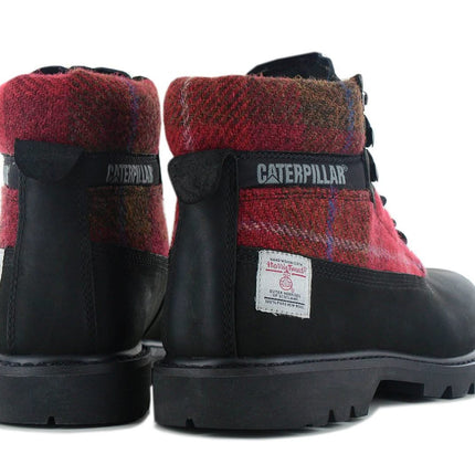 CAT Caterpillar Colorado 2.0 Harris Tweed Boots - Stiefel Leder Schwarz P111324