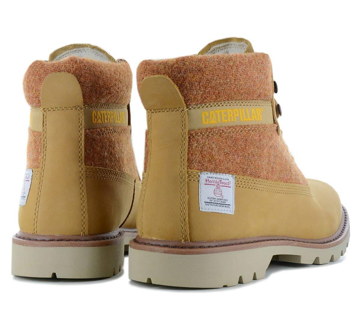 CAT Caterpillar Colorado 2.0 Harris Tweed Boots - Stiefel Leder Amber - Gold P111326 - Brandstyle24