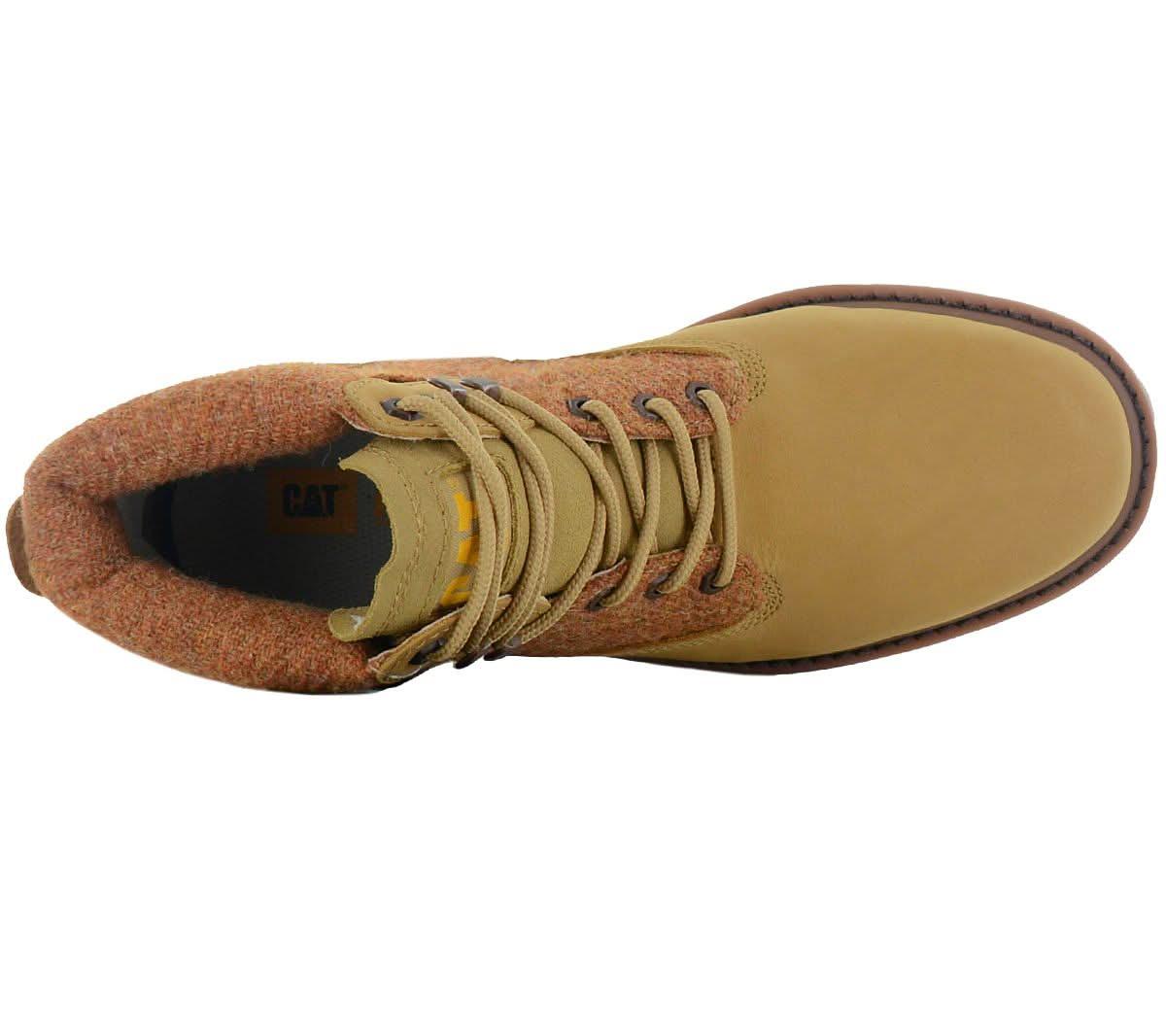 CAT Caterpillar Colorado 2.0 Harris Tweed Boots - Stiefel Leder Amber - Gold P111326 - Brandstyle24