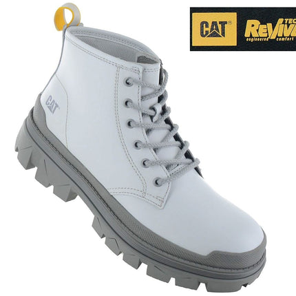 CAT Caterpillar Hardwear Mid Boots - Stiefel Leder Grau P111330