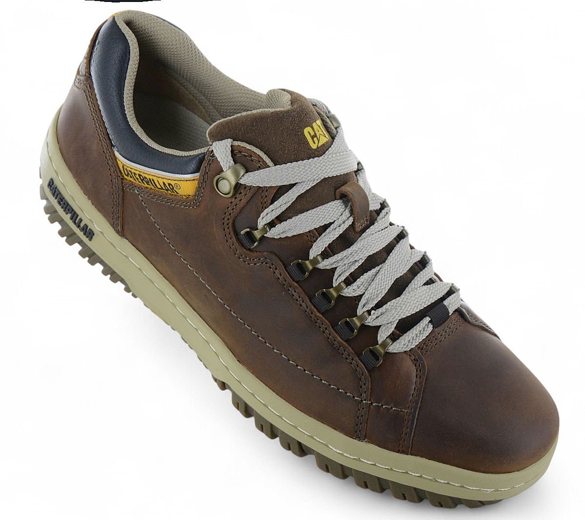 CAT Caterpillar APA OXFORD - Herren Outdoor Schuhe Leder Braun P711584 - Brandstyle24