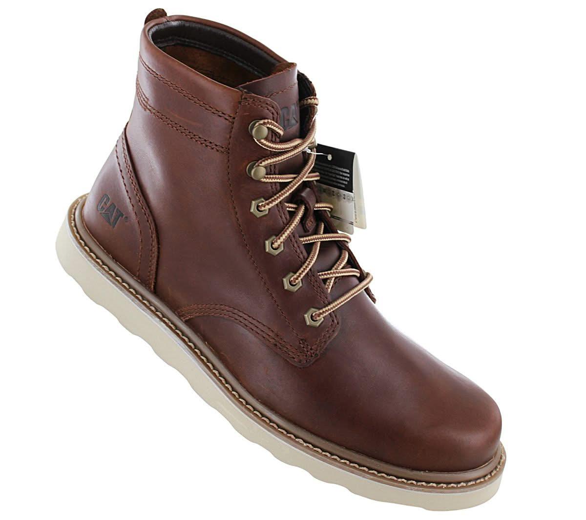 CAT Caterpillar Chronicle - Herren Winter Stiefel Boots Leder Braun P724972 - Brandstyle24