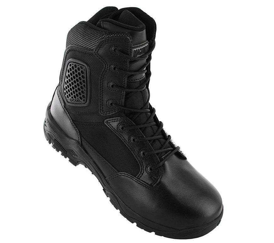 MAGNUM Strike Force 8.0 SideZip WP Waterproof - Botas tácticas para hombre Botas de combate Negro M000098385