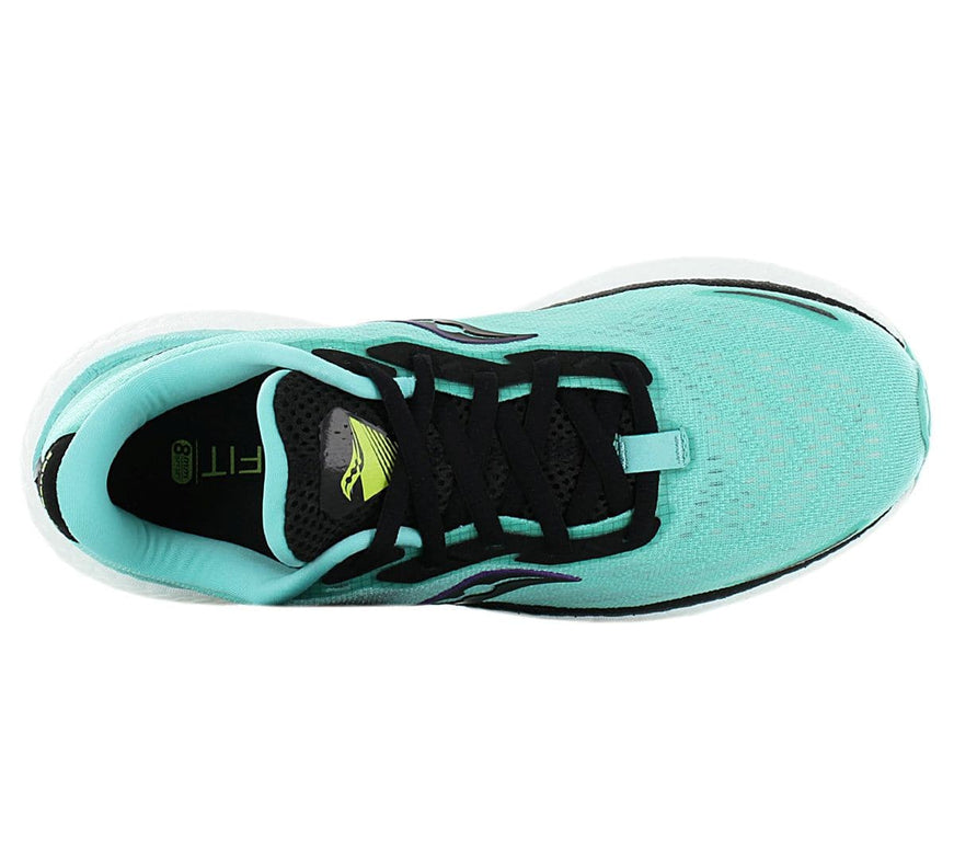 Saucony Triumph 19 W - chaussures de course pour femme turquoise-vert S10678-26