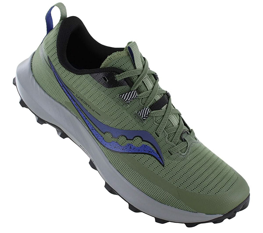 Saucony Peregrine 13 - Men's Trail Running Shoes Running Shoes Green S20838-30