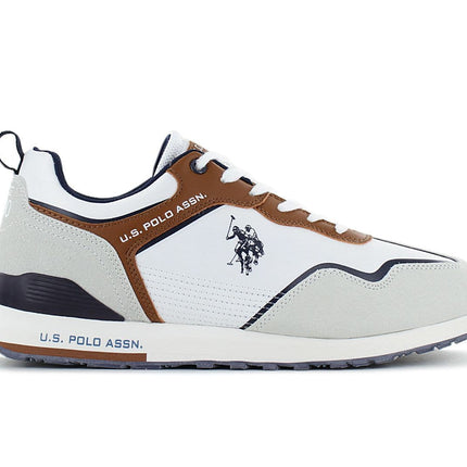 NOI. Polo Assn. Tabry 002 - Scarpe da ginnastica da uomo Schuhe WHI-CUO01